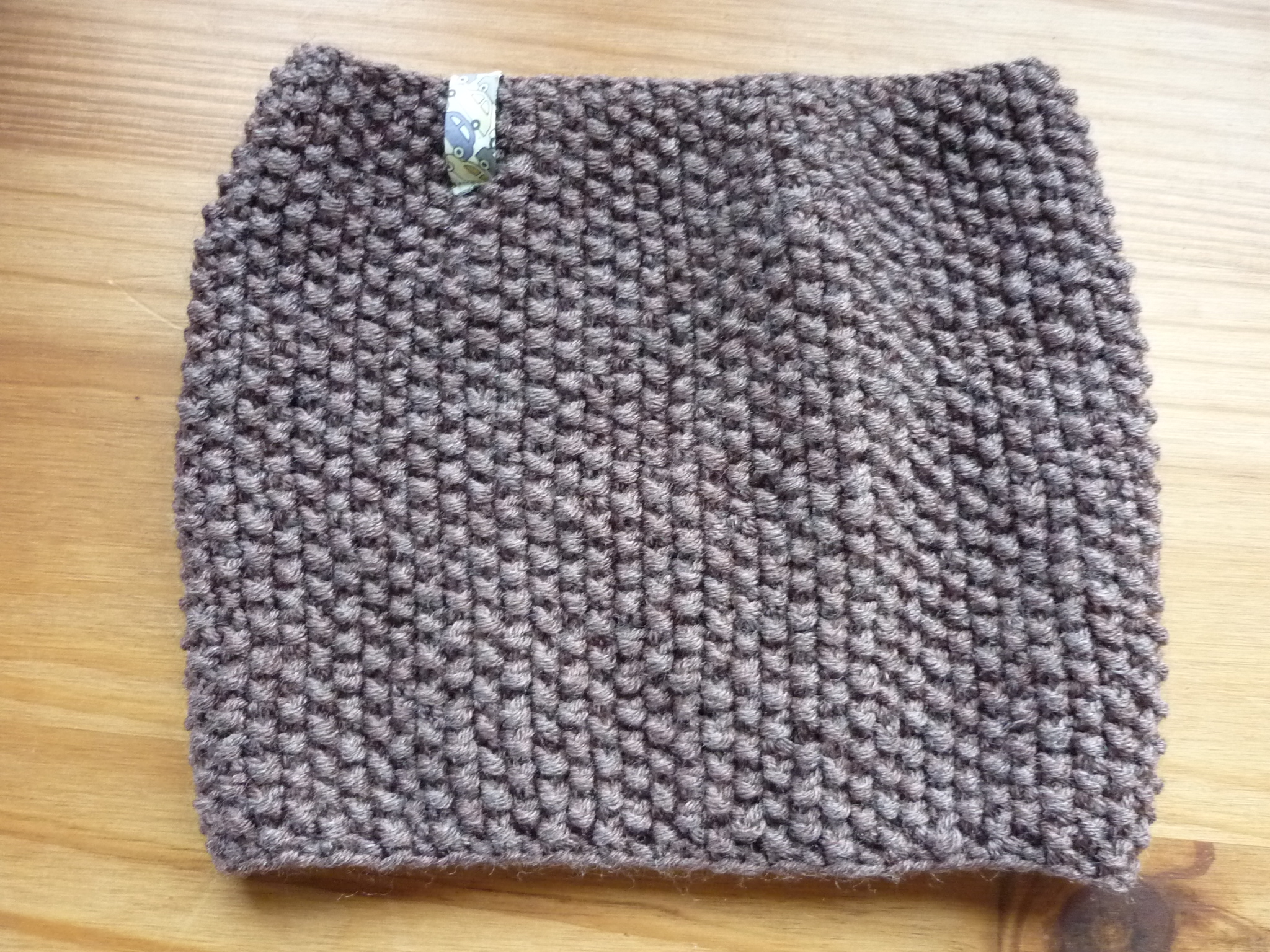 tricoter un snood dimensions